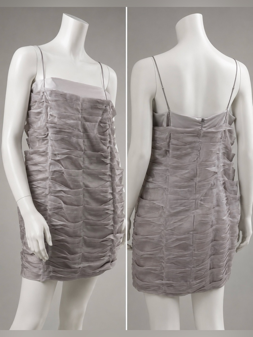 $1099 COMMUUN FRANCE RUNWAY COLLECTION VOGUE SCULPTURAL TUNIC TOP DRESS 6 RARE!